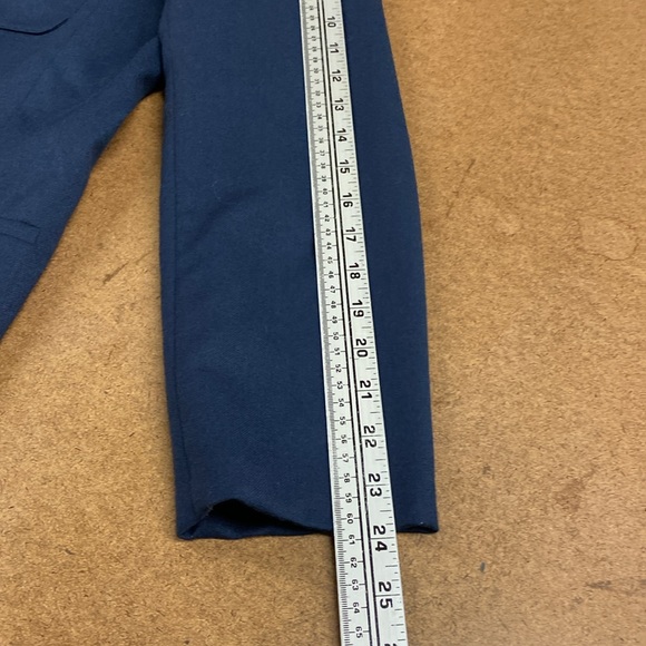 Vintage FRENCH Blue “ 1980’s blazer - Picture 7 of 9